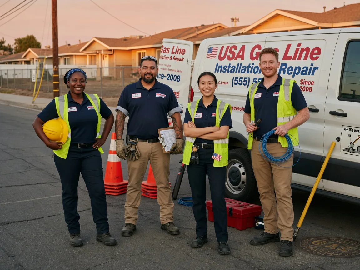Gas Line Installation company in Rail Road Flat, CA